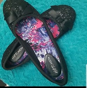 Black Sparkly Flats!